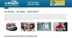 Desktop Screenshot of charlotteappliancerepair.com